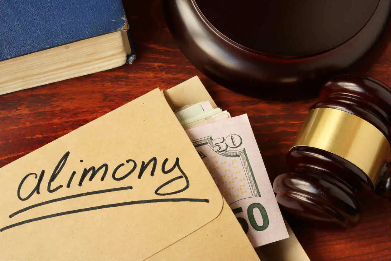 alimony money in envelope